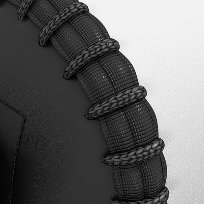 SPORTNOW Boxing and Muay Thai Punch Pad with Straps and Handle, 38x20x18 cm, Black