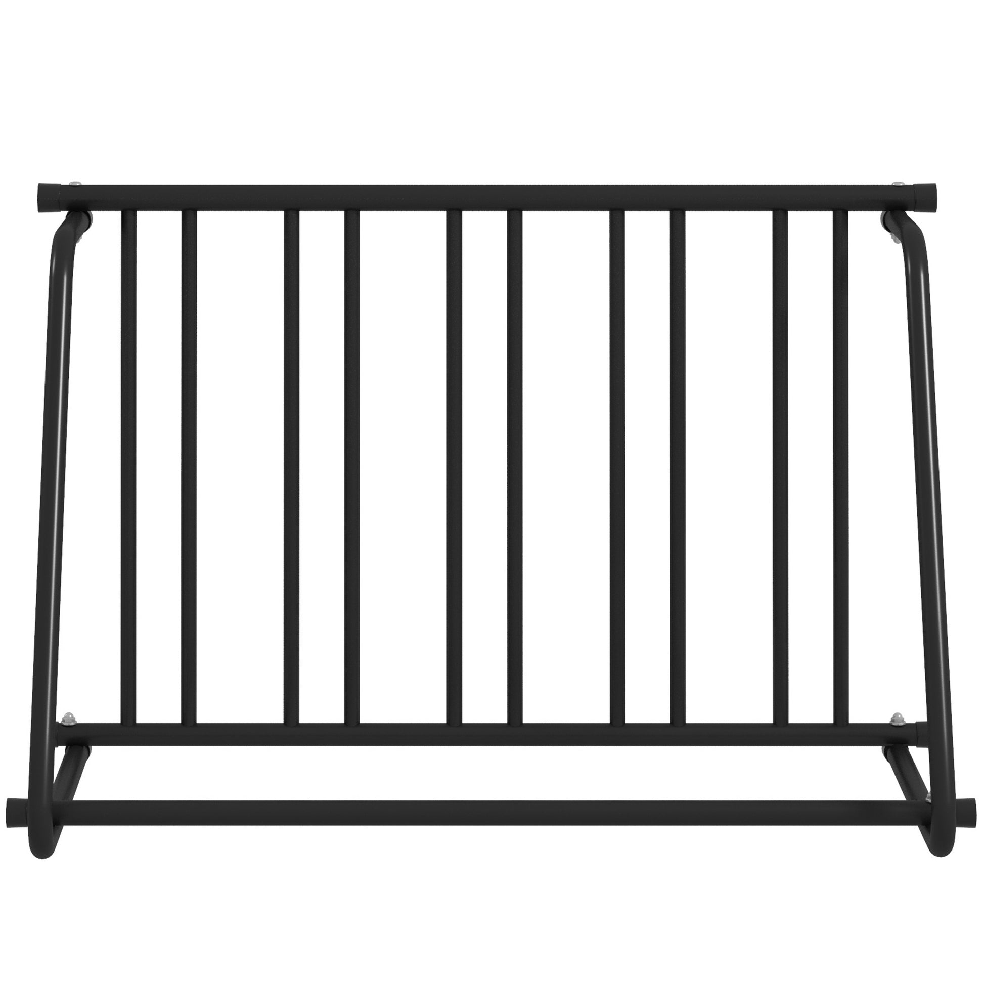 Bike Stand Multiple Rack Stand for Bike, Weatherproof up to 3 Bikes Steel 114 x 58 x 75 cm, Black