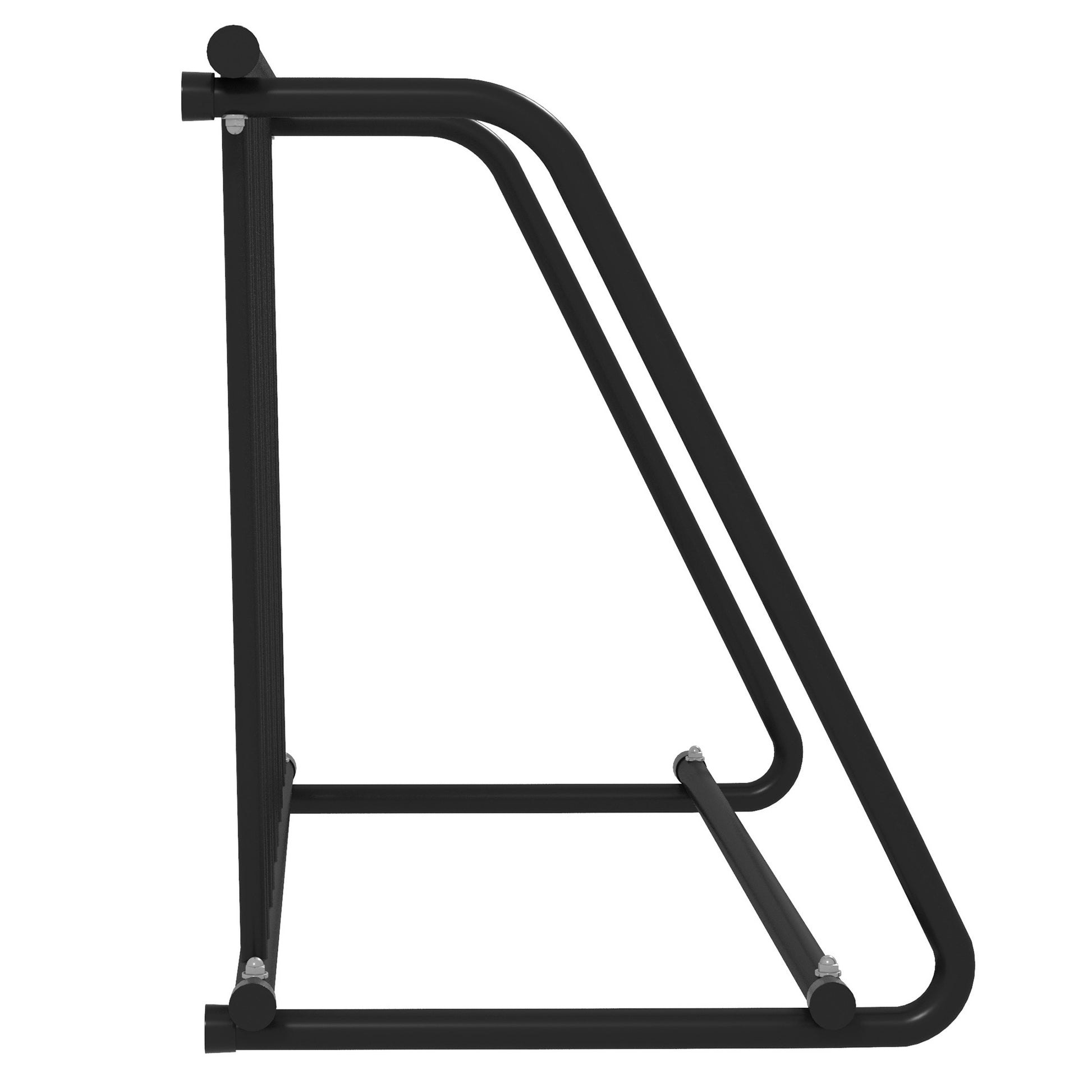 Bike Stand Multiple Rack Stand for Bike, Weatherproof up to 3 Bikes Steel 114 x 58 x 75 cm, Black