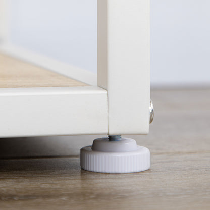 Industrial Storage Bookshelf for Living Room Office Kitchen, 83x34x180 cm Oak