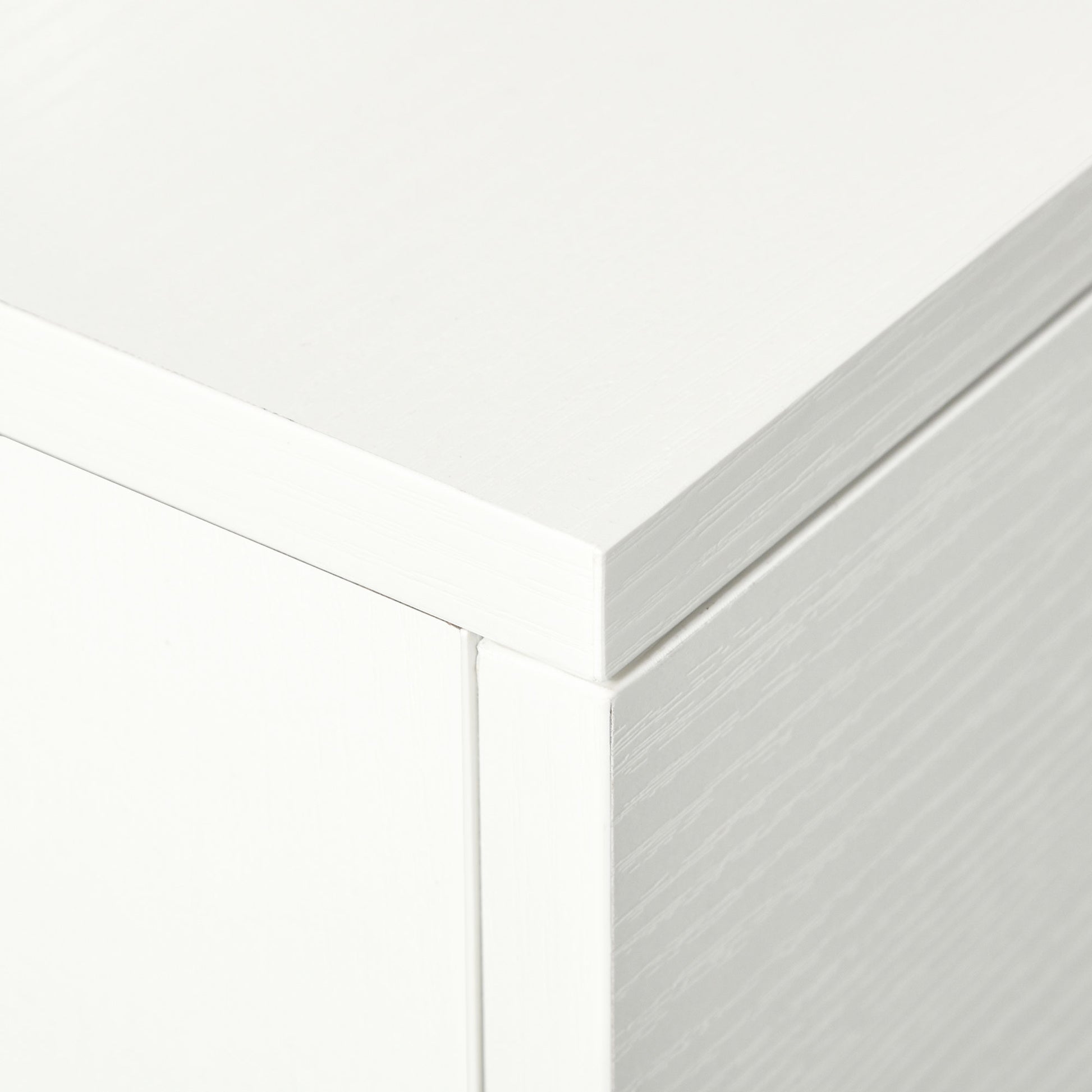 Stackable Desks Set of 2 Computer Desks with Wheels 2 Drawers for Office 100x36x88 cm White