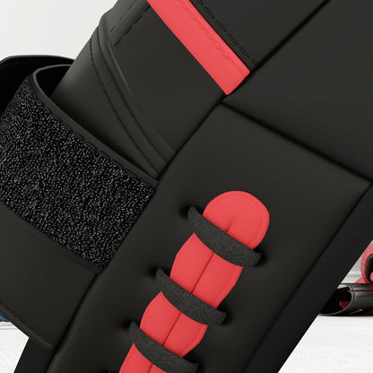 SPORTNOW Boxing Mitts Muay Thai MMA Curved Pads for Boxing Training Boxing Karate Taekwondo Kickboxing Training Sparring Martial Arts Black