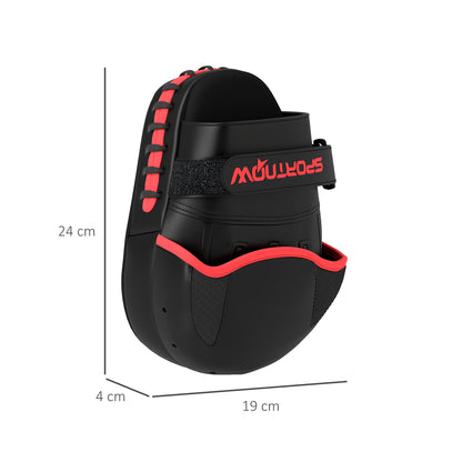 SPORTNOW Boxing Mitts Muay Thai MMA Curved Pads for Boxing Training Boxing Karate Taekwondo Kickboxing Training Sparring Martial Arts Black