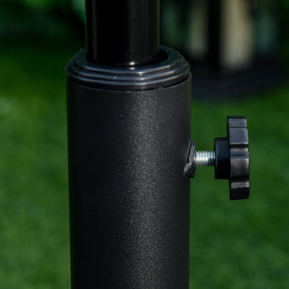Umbrella Stand 13 kg Umbrella Stand Umbrella Poles with 35 mm/38 mm/48 mm Diameter Umbrella Holder for Garden, Balcony, Antique Bronze