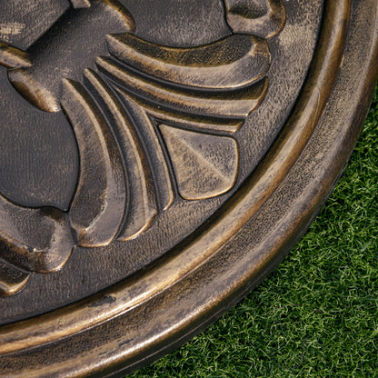 Umbrella Stand 13 kg Umbrella Stand Umbrella Poles with 35 mm/38 mm/48 mm Diameter Umbrella Holder for Garden, Balcony, Antique Bronze