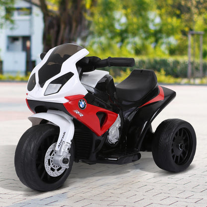 Electric Kids Motorcycle BMW S1000RR Electric Motorbike with Music, Headlights, Kids Electric Motorbike for Children aged 18-36 Months Red