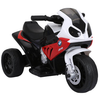 Electric Kids Motorcycle BMW S1000RR Electric Motorbike with Music, Headlights, Kids Electric Motorbike for Children aged 18-36 Months Red