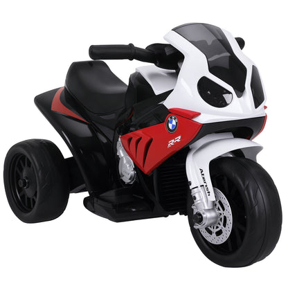 Electric Kids Motorcycle BMW S1000RR Electric Motorbike with Music, Headlights, Kids Electric Motorbike for Children aged 18-36 Months Red