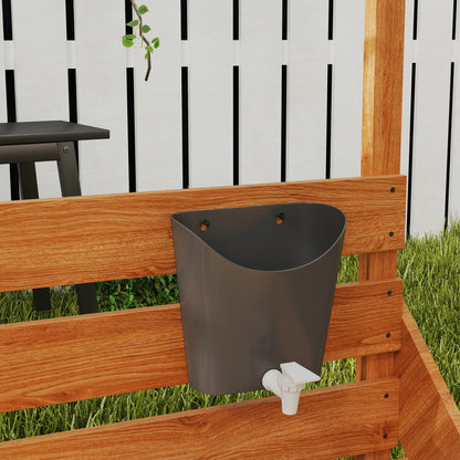 Sandbox Sandpit Large with Cover in Ship Design Wooden Mudpit Sailboat Playhouse with Kitchen Playset Storage for Kids 3-7 Years Green 180 x 103 x 144.5 cm