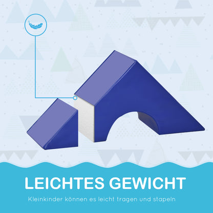 11-Piece Soft Building Blocks, Foam Blocks, Block Set for Playing, Climbing, Soft Giant Building Blocks, Building Bricks for 1-3 Year Old Kids, Faux Leather, Multicolor