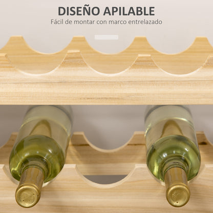 72-Bottle Wine Rack 6-Level Vertical Wine Rack Load 100 kg for Kitchen Dining Bar 114x28x85 cm Natural Wood