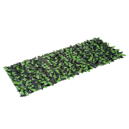 Artificial Hedge Privacy Screen, UV Protected Privacy Screen, Green Balcony Privacy Screen, Fence Privacy Screen with Leaves, Hedge Fence, Wall Artificial 300 x 100 cm for Garden Wedding