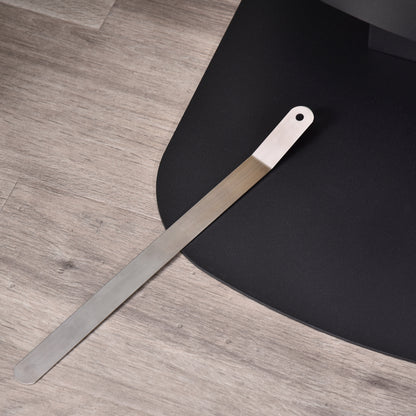 1.5L Ethanol Fireplace with 3 Hours Duration, Fireplace with Cover up to 20 sqm Heat Output 2000W, 46.5x53x65cm, Black