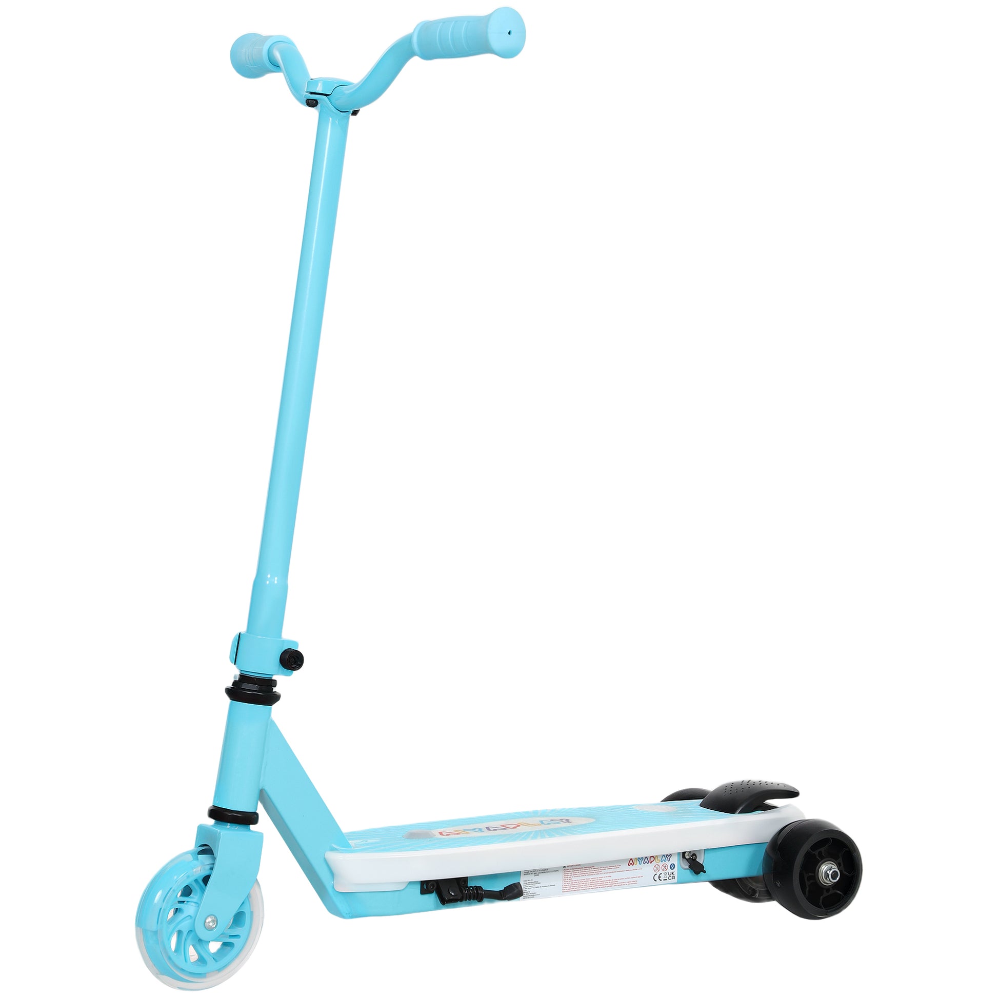 Electric Scooter for Kids 4-7 Years Old Electric Scooter Max. 6 km/h 80 W Motor Maximum Autonomy 8 km Children's Electric Scooter with LED Lights Rear Brake Blue