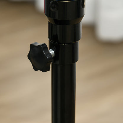 SPORTNOW Punching Ball, 145-180 cm Height Adjustable Free Standing Boxing Bag Trainer with Suction Cup, Stand Boxing Ball, Speed Ball for Exercise, Training, Synthetic Leather, Black