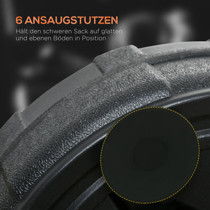 SPORTNOW Punching Ball, 145-180 cm Height Adjustable Free Standing Boxing Bag Trainer with Suction Cup, Stand Boxing Ball, Speed Ball for Exercise, Training, Synthetic Leather, Black