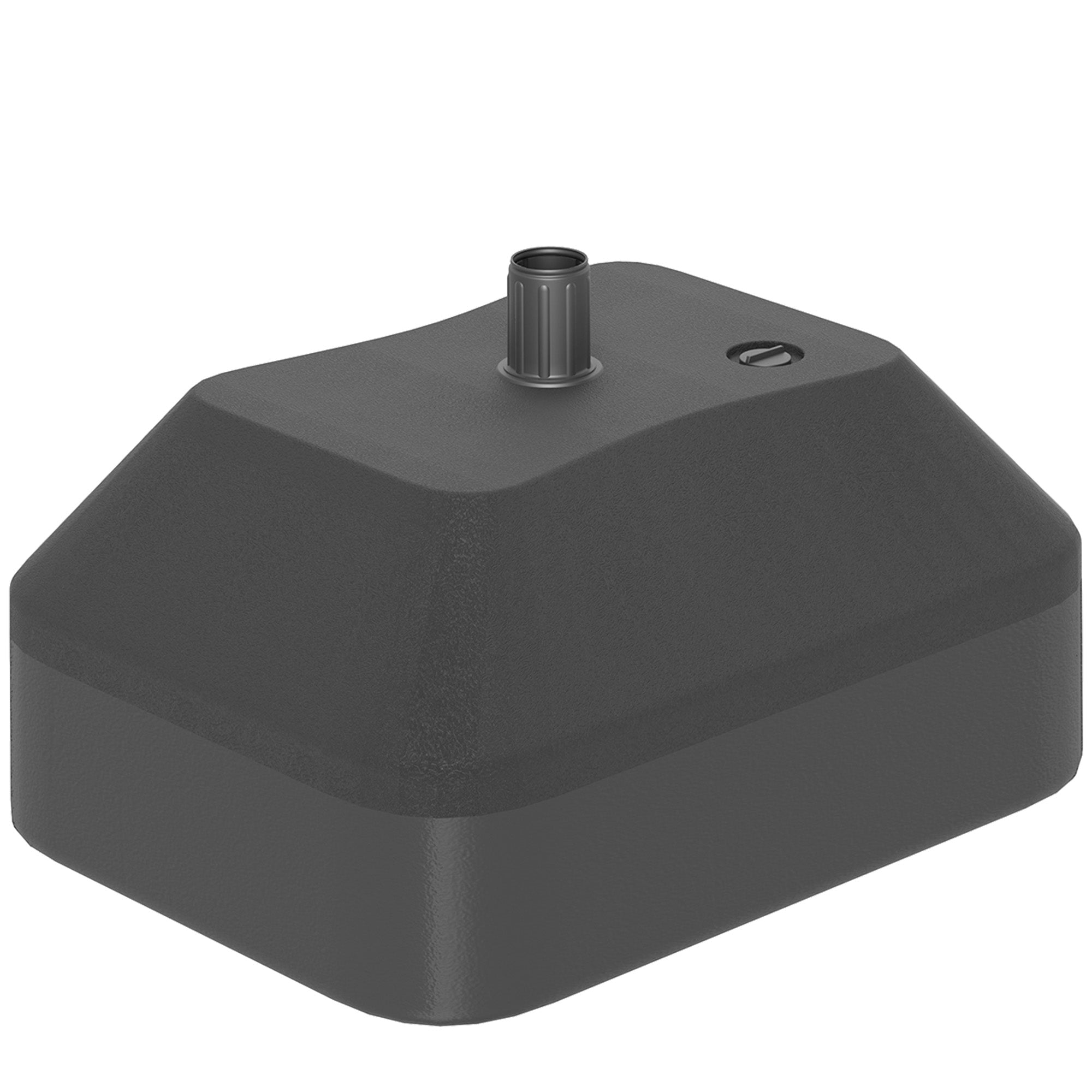 Umbrella Base Stand Anchor Weighted with 20L Water or 24kg Sand for Garden Patio Terrace Black