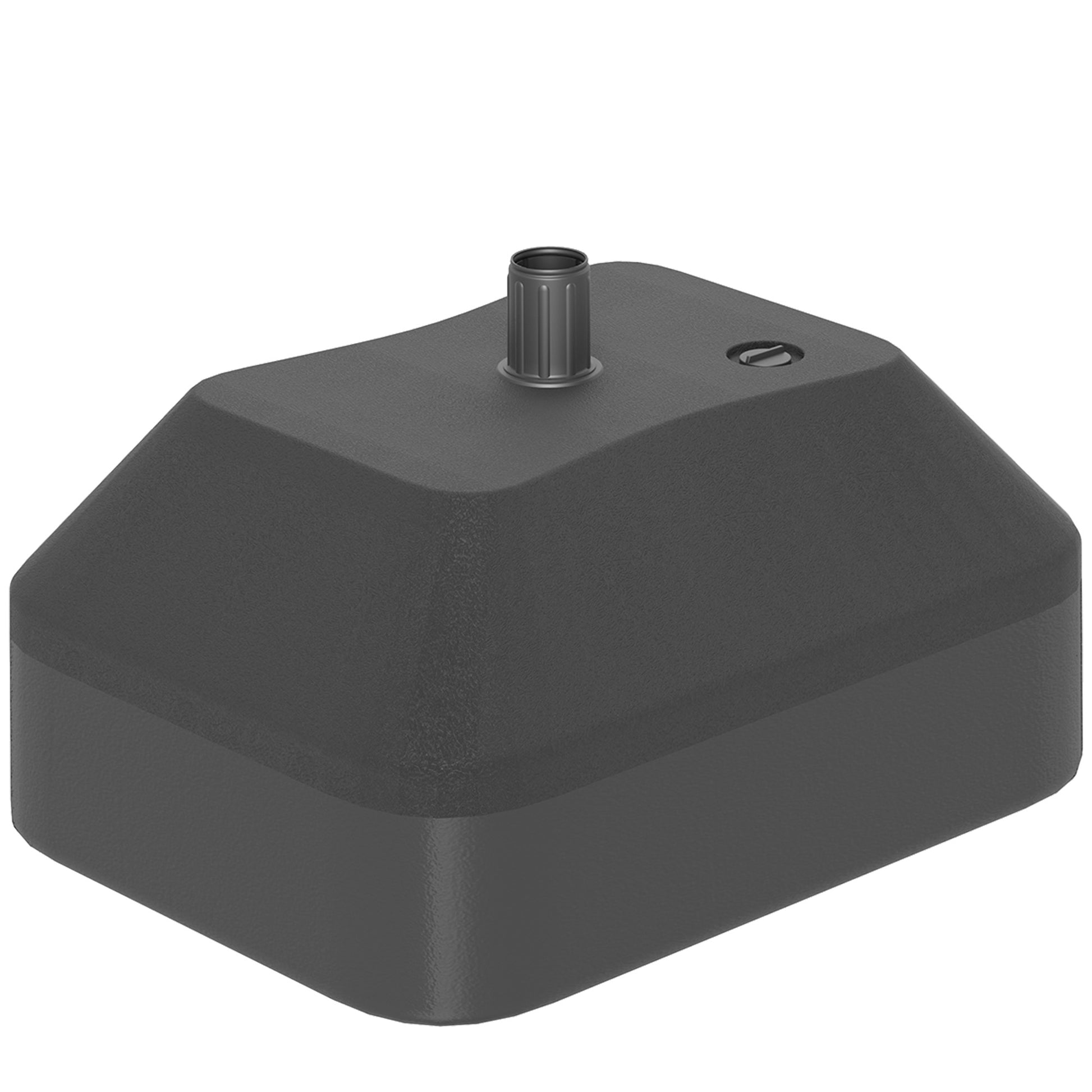 Umbrella Base Stand Anchor Weighted with 20L Water or 24kg Sand for Garden Patio Terrace Black