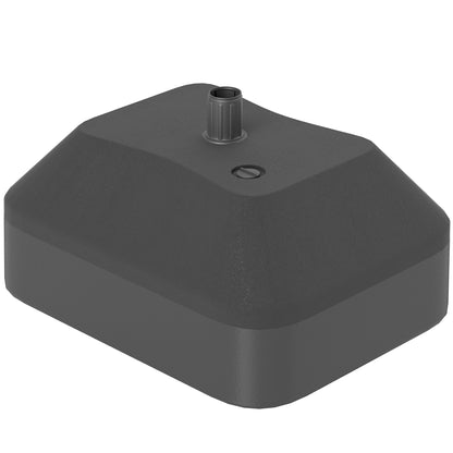 Umbrella Base Stand Anchor Weighted with 20L Water or 24kg Sand for Garden Patio Terrace Black