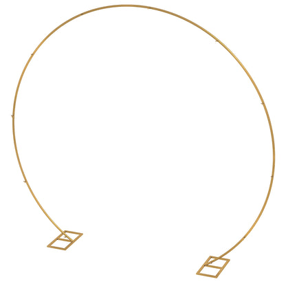 Golden Steel Wedding Balloon Arch for Climbing Plants for Wedding, Anniversary, Ceremony, and Banquet