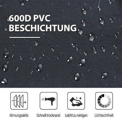 Camping Bed Folding Bed Cot Lounger incl. Bag 193x64x40cm (Black)