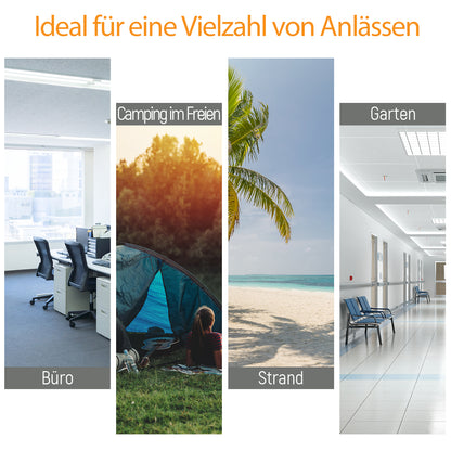 Camping Bed Folding Bed Cot Lounger incl. Bag 193x64x40cm (Black)