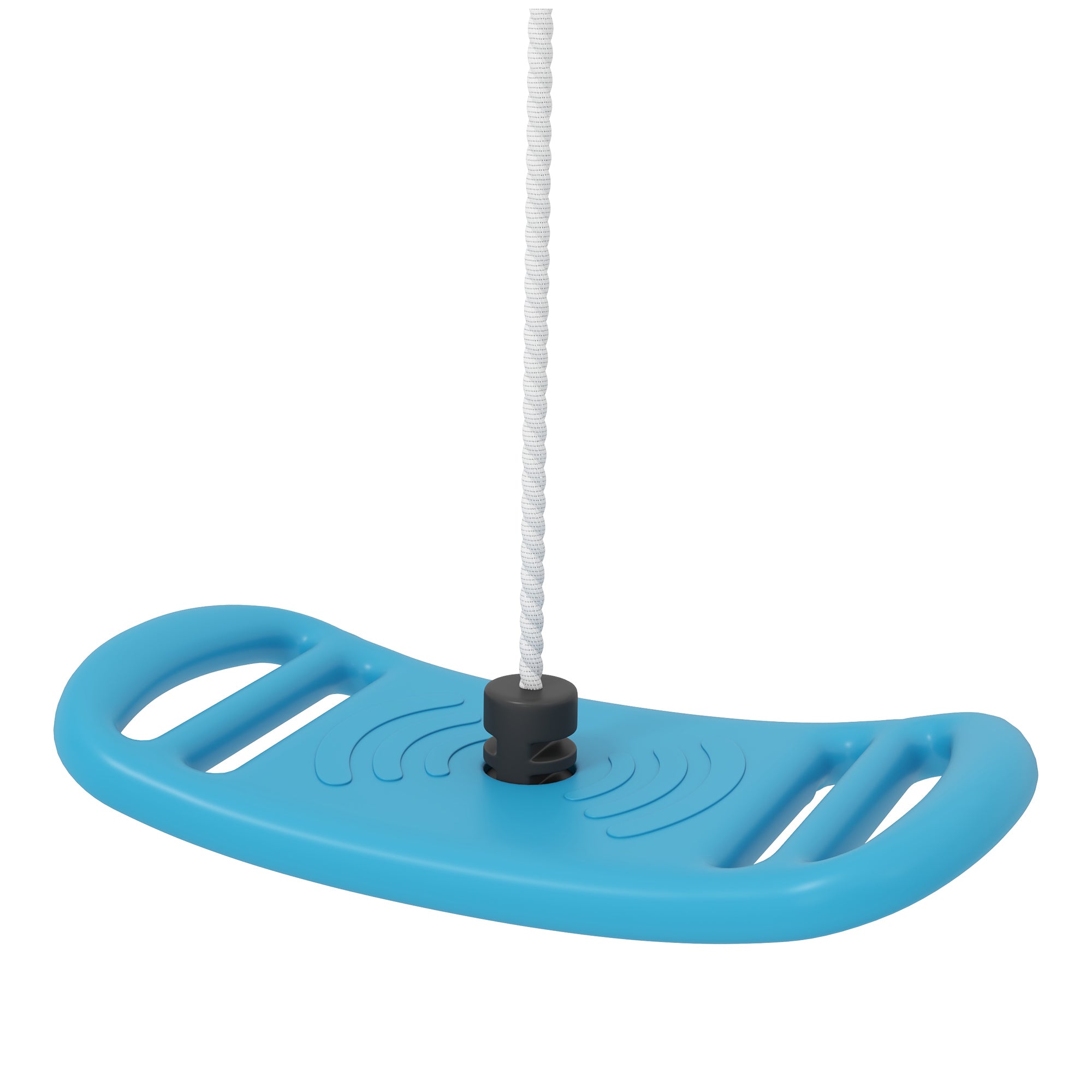 Children's Swing for Outdoor and Indoor, Indoor Swing Seat with Adjustable Rope, Carabiner, Max. 70 kg Load Capacity, for Children from 6 to 10 years old, Blue