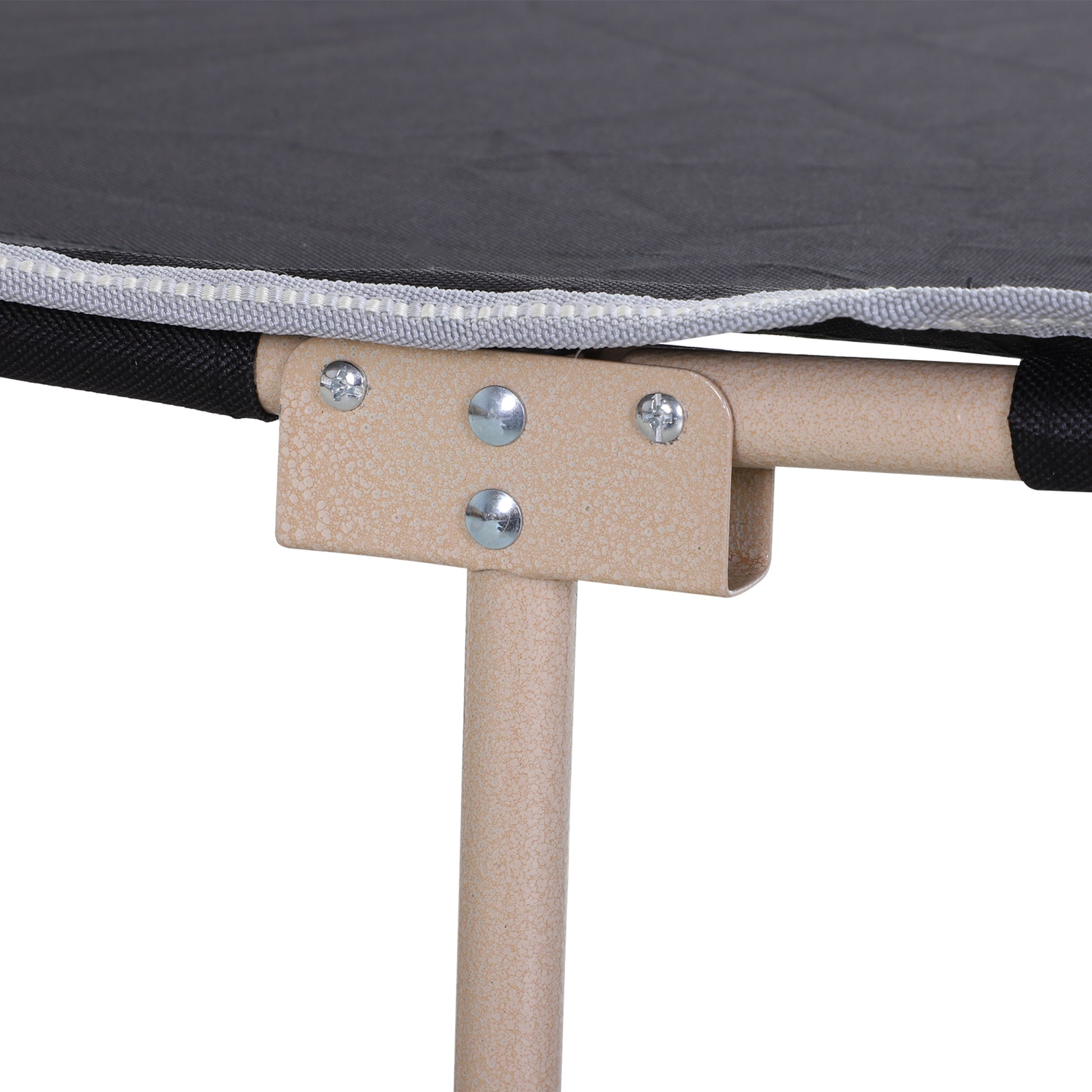 Folding Camp Bed with Carry Bag 190 x 68 x 52 cm Camping Cot up to 150 kg Guest Bed for Adults Folding Bed for Indoor, Outdoor, Garden Camping Travel Black