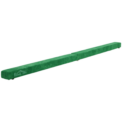 Balance Beam 210cm Foldable Gymnastics Balance Beam for Kids and Adults Beam Gymnastics, Training Equipment Balancing Beam for Home Fitness Training Gymnastics, Green