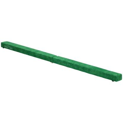 Balance Beam 210cm Foldable Gymnastics Balance Beam for Kids and Adults Beam Gymnastics, Training Equipment Balancing Beam for Home Fitness Training Gymnastics, Green