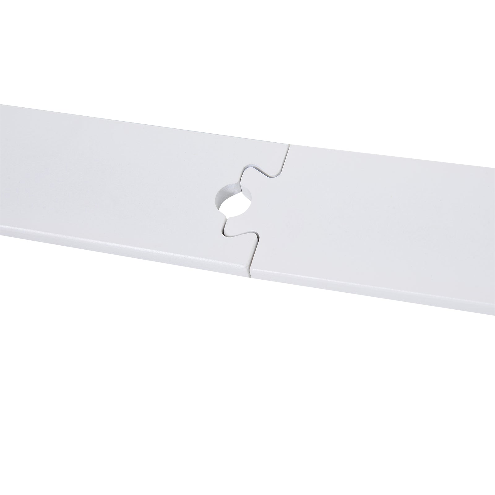 Sliding Door Hardware Kit 183 cm Complete Set with Rails, Rollers, Rail Stops, Floor Guide, Door Screws, Sliding Door System made of Carbon Steel White