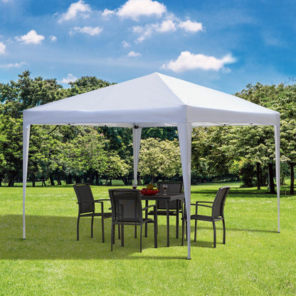 Pavilion approx. 3x3m, water-repellent Stable Winterproof Pop-up Folding Pavilion, UV Protection, Foldable Party Tent Garden Tent with Bag, Garden Pavilion for Camping Garden, White