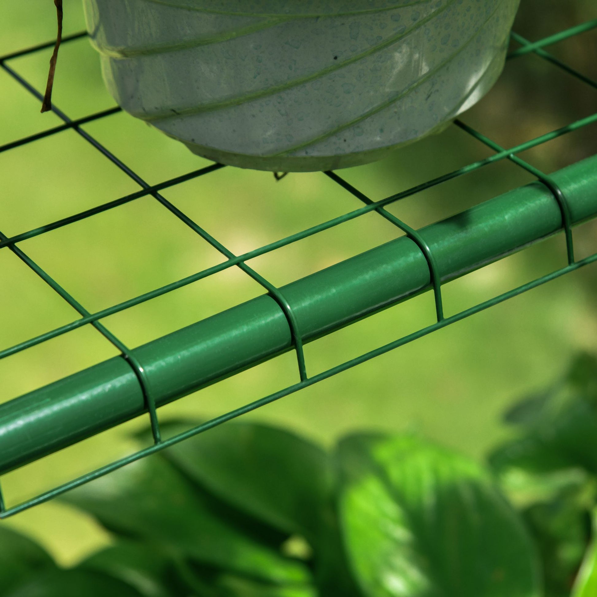 PVC Plastic Foliage Greenhouse Walk-in Garden Shed Tomato Greenhouse Greenhouse with 6 Shelves Transparent Steel PVC Plastic 143 x 143 x 195 cm