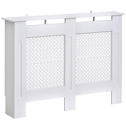 Radiator Cover Radiator Cabinet Wall Shelf for Radiator Modern Design MDF 111.5x19x82 cm