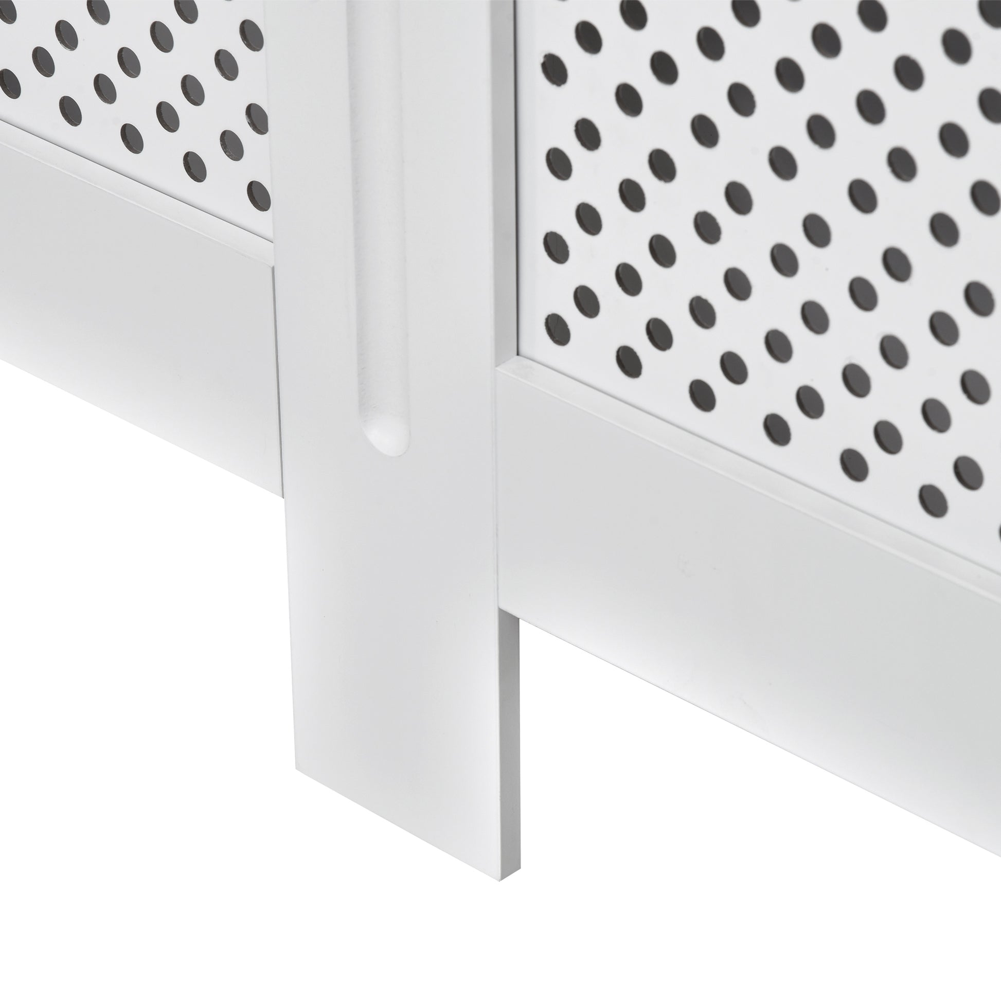 Radiator Cover Radiator Cabinet Wall Shelf for Radiator Modern Design MDF 111.5x19x82 cm