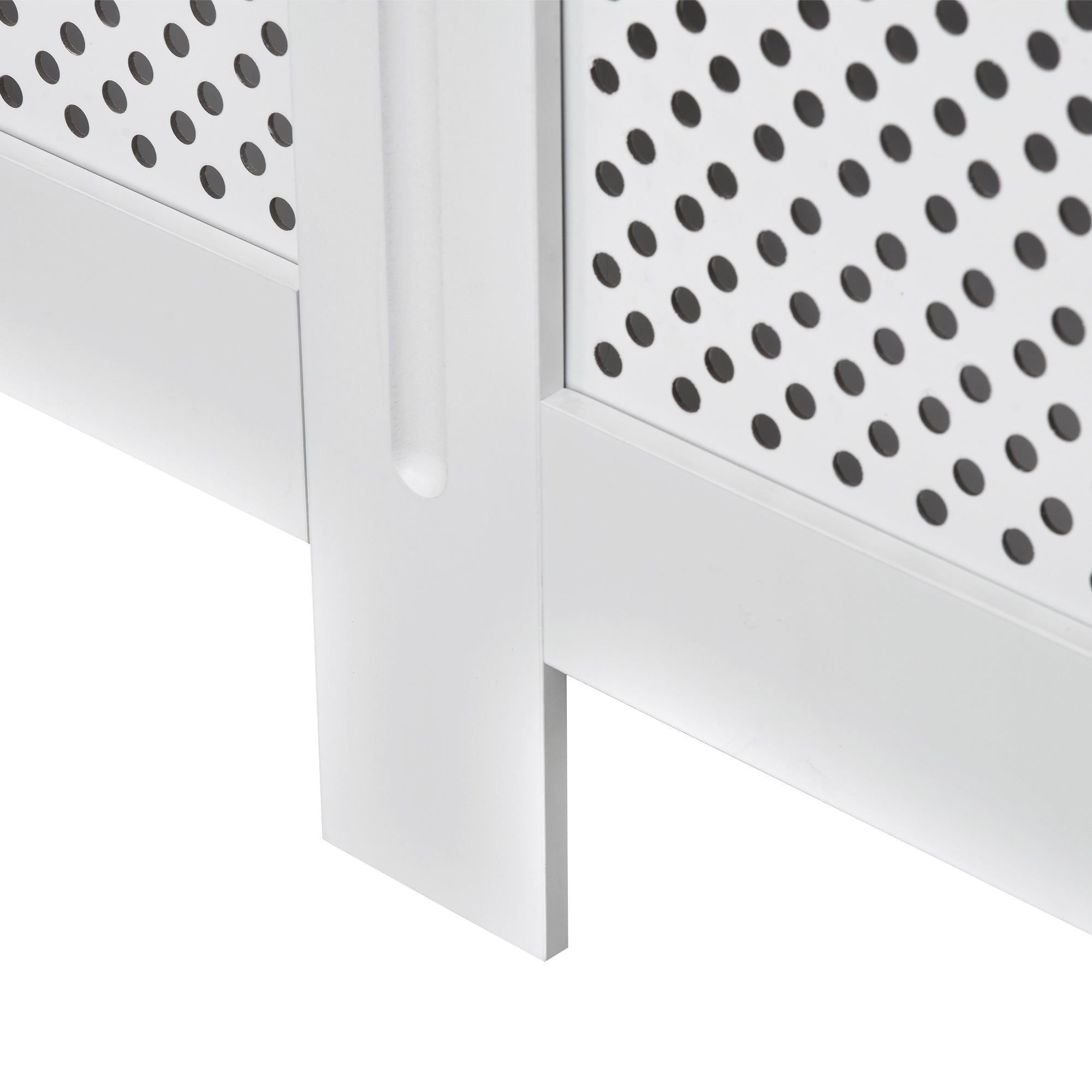 Radiator Cover Radiator Cabinet Wall Shelf for Radiator Modern Design MDF 111.5x19x82 cm