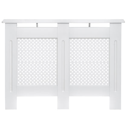 Radiator Cover Radiator Cabinet Wall Shelf for Radiator Modern Design MDF 111.5x19x82 cm