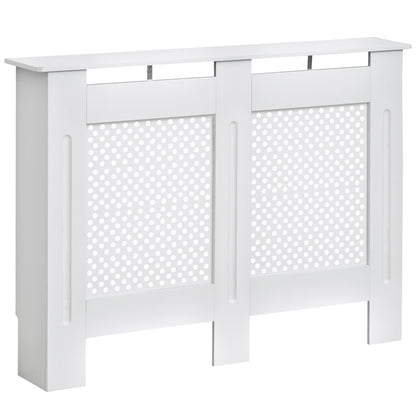 Radiator Cover Radiator Cabinet Wall Shelf for Radiator Modern Design MDF 111.5x19x82 cm