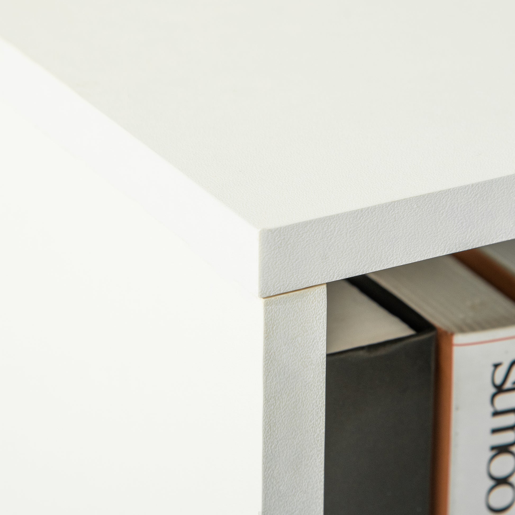 Bookshelf with 3 Storage Compartments for Books CDs Plants for Living Room Study Bedroom 62.2x24x102.4 cm White
