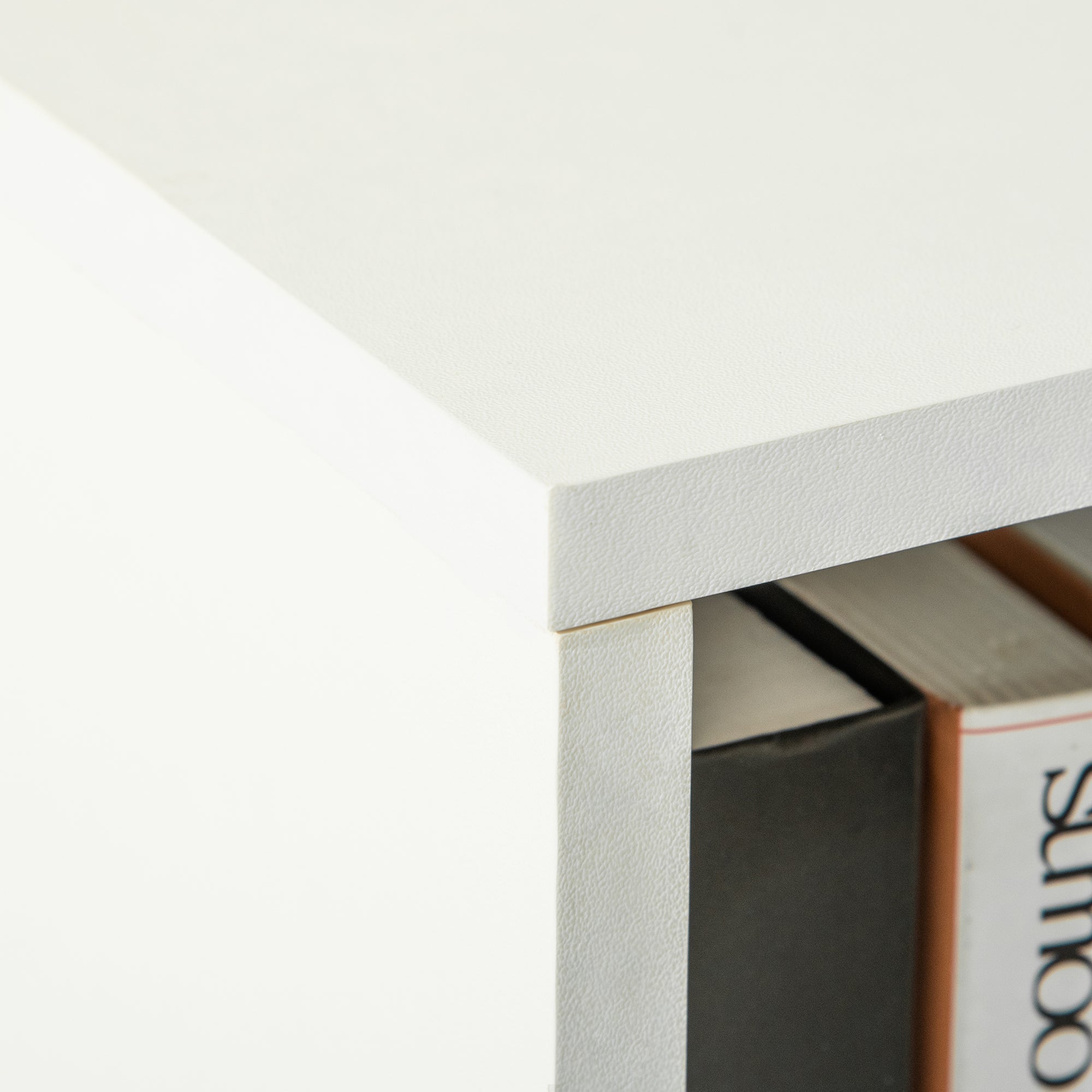 Bookshelf with 3 Storage Compartments for Books CDs Plants for Living Room Study Bedroom 62.2x24x102.4 cm White