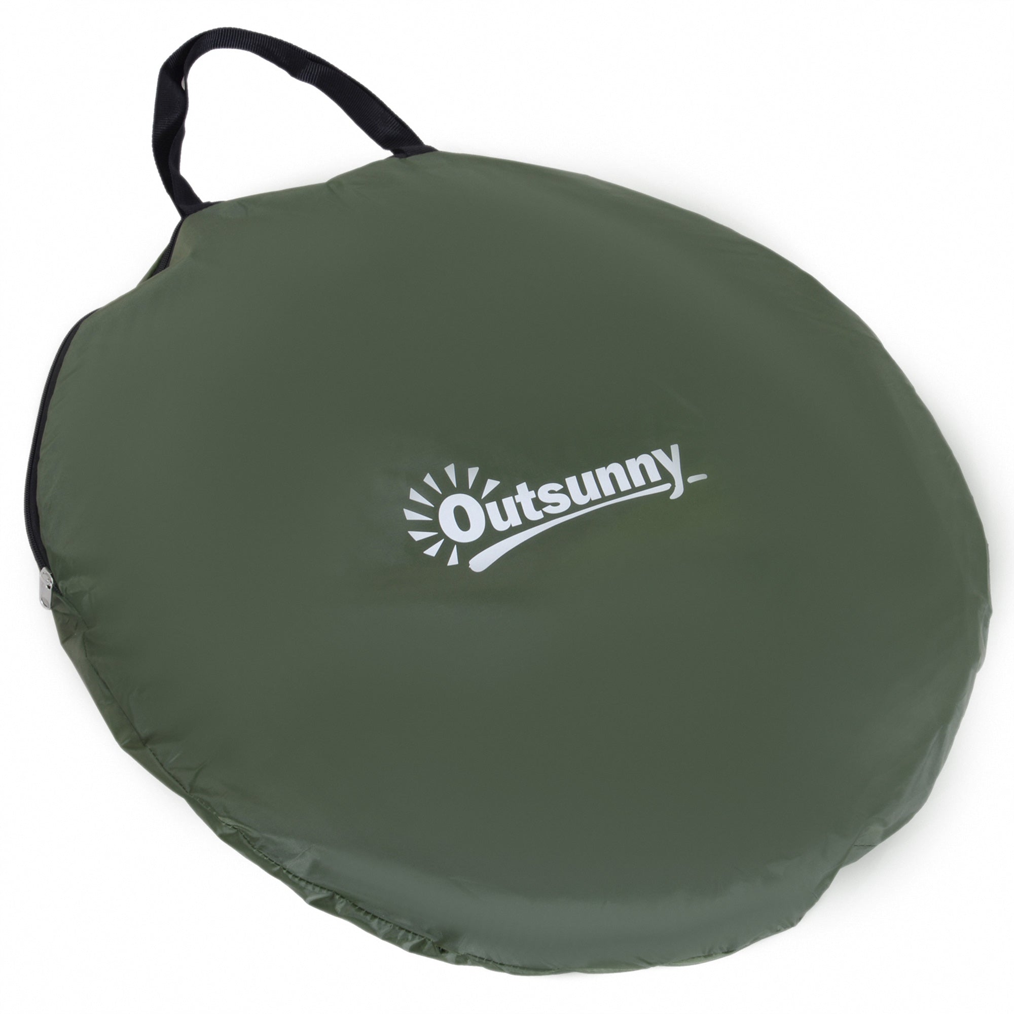 Pop Up Shower Tent Instant Camping Tent with UV Protection Waterproof Roof and Handle for Camping Cycling Bathroom Shower Beach 100x100x185 cm Green