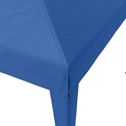 Folding Pavilion Pop-up Pavilion approx. 6 x 3m Garden Tent adjustable height UV protection with bag Steel Struts, Oxford, Blue