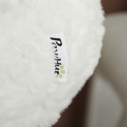 Cat Tree, 85 cm, Climbing Tree with Bed, Scratching Posts, Jump Platform, Ball and Play Rope, for Indoor, White