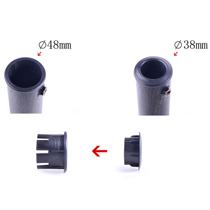 Umbrella Stand Polyester Resin 9kg Umbrella Base for Umbrella Pole of 38mm/48mm Diameter Stand for Garden, Balcony, Bronze