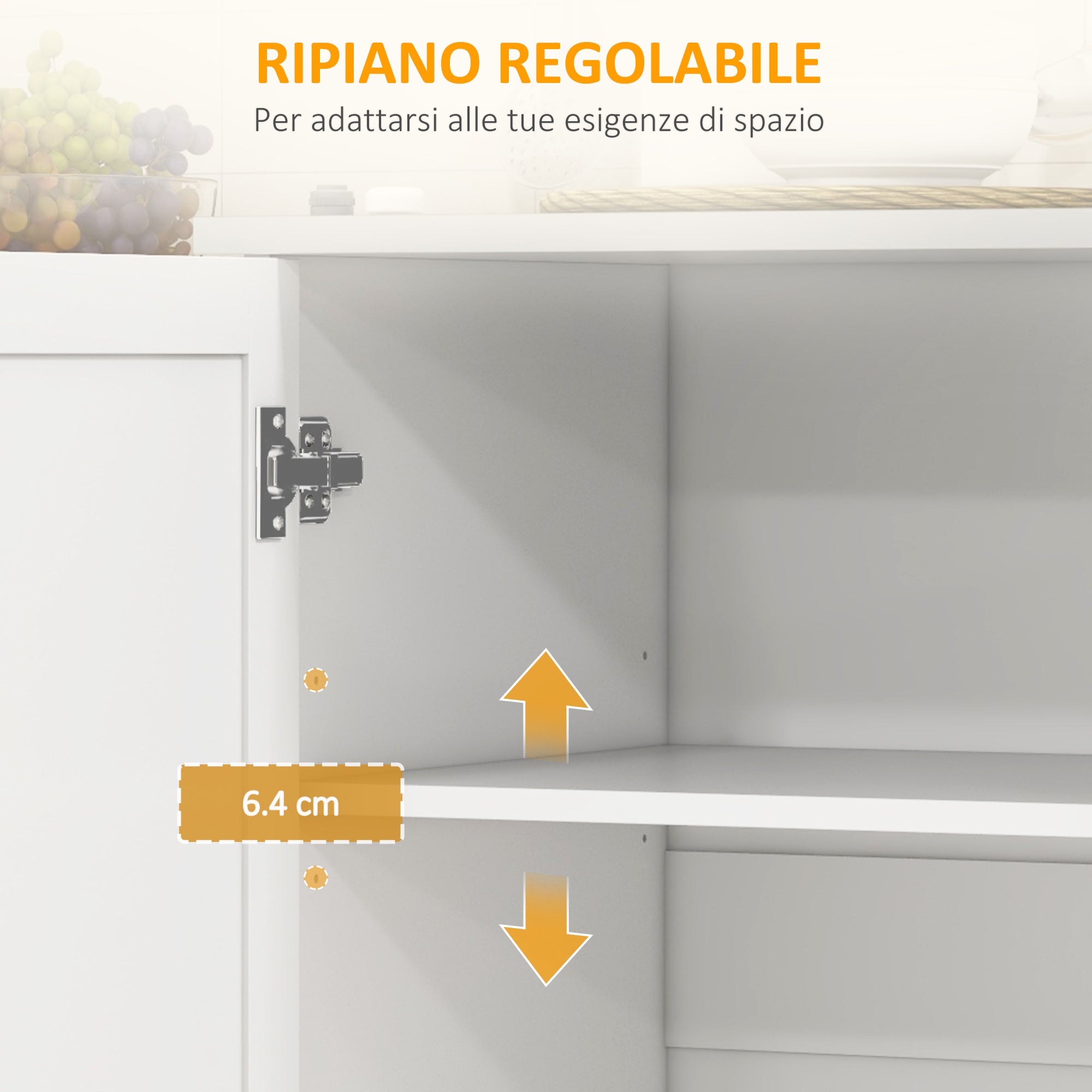 Kitchen Island with Drawer, 2 Door Cabinet, 2 Open Shelves and Towel Holder, MDF and Stainless Steel Storage Cart with 5 Wheels, 128x45.5x91.5 cm