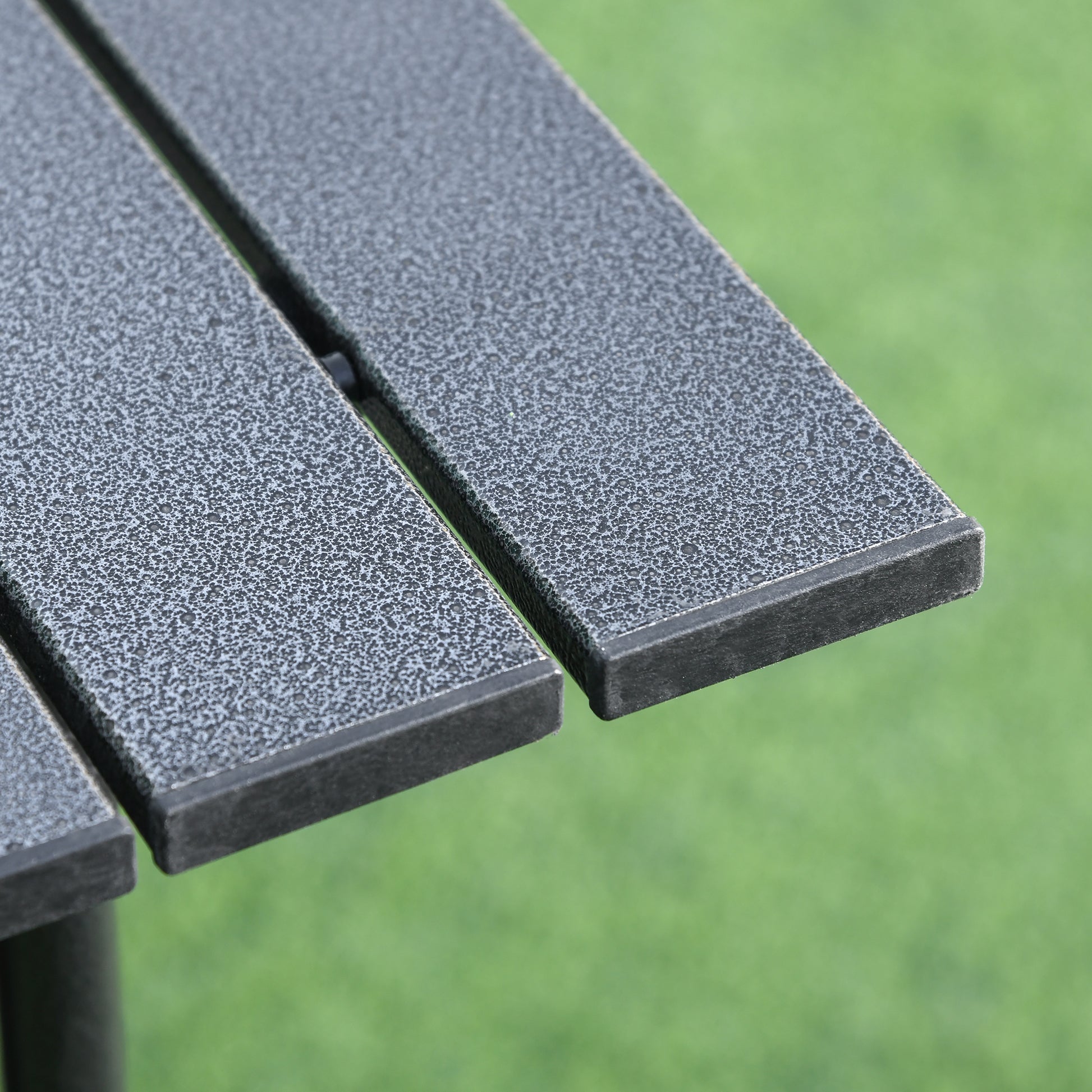 Folding Aluminum Camping Table Folding Table with Mesh Bag Portable Picnic Table for Camping Garden Party Picnic Balcony Black 70 x 70 x 69 cm
