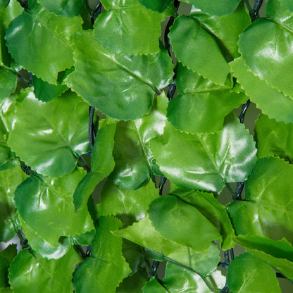 Artificial Hedge Privacy Screen, UV Protected Privacy Screen, Green Balcony Privacy Screen, Fence Privacy Screen with Leaves, Hedge Fence, Wall Artificial 300 x 100 cm for Garden Wedding