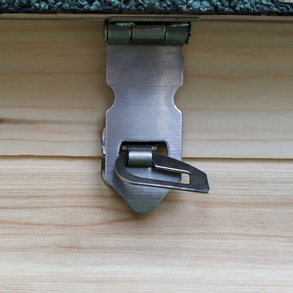 Chicken Coop for Bantam Chickens 196 x 76 x 97 cm Chicken House with Nesting Box, Outdoor Run Perch, Small Animal Hutch made of Wood, Natural