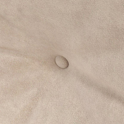 sleeper sofa, folding bed with bed function, recliner with back cushions, padded sofa with adjustable backrest, velvet look, 102W x 73D x 81H cm, Beige