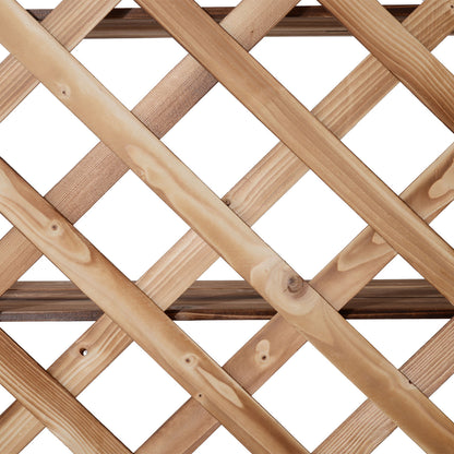 Flower Stand Flower Rack Plant Stand Flower Bench 3 Tiers Pine Wood (Model8)